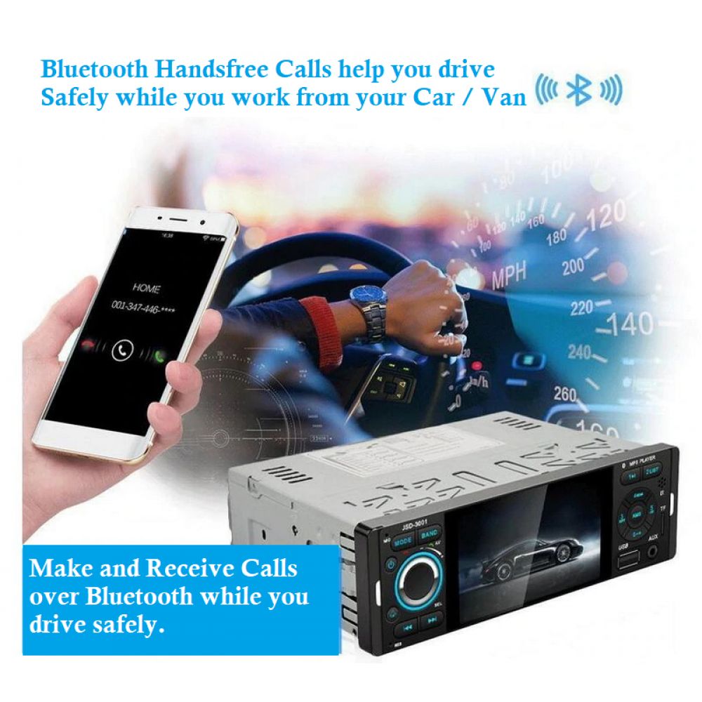 Car FM Stereo Bluetooth Radio 1 Din + Rear Camera £124.95 Satellite TV Shop GB